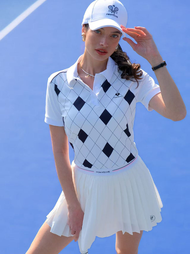 ALBA Diamond Polo shirt - Checkerboard