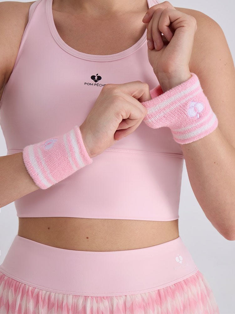 Pink Athletic Terry Wristband