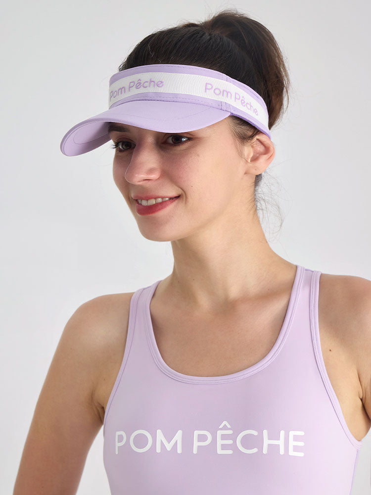 Violet Visor Cap - Purple