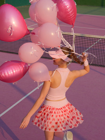 Rosaline Zip Front Sleeveless Top - Cherry Blossom Pink