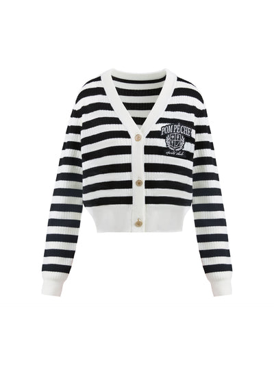 FAYE Striped Cardigan