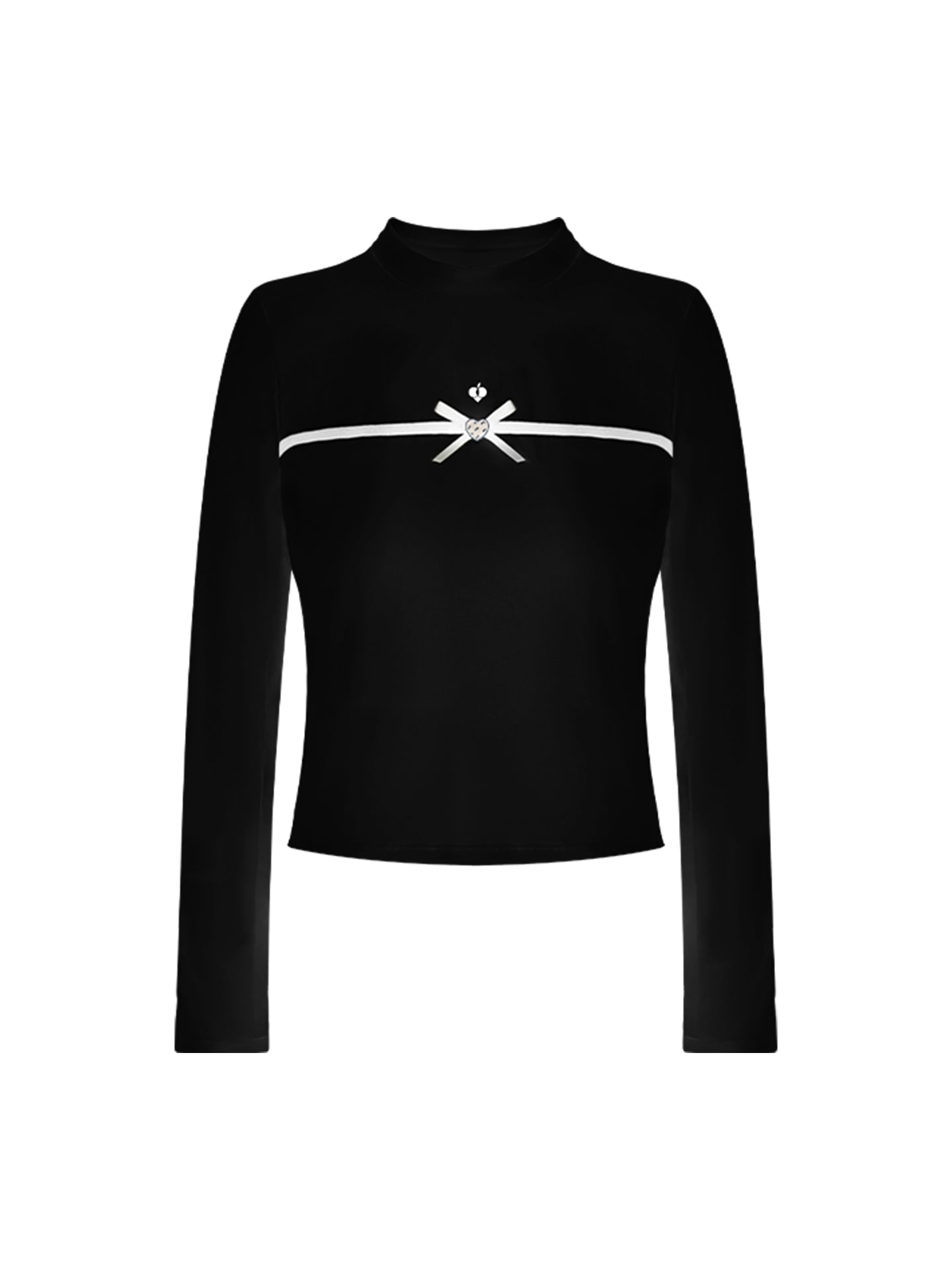 PAZ Bow Long Sleeve Top - Chanson Black