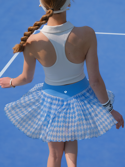 Cyan Tennis Skirt