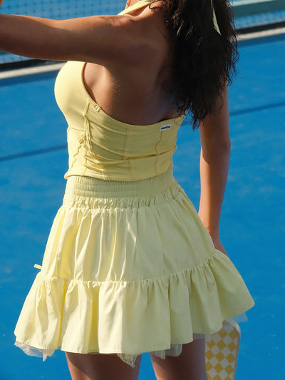 STACY Tank Top-Yellow