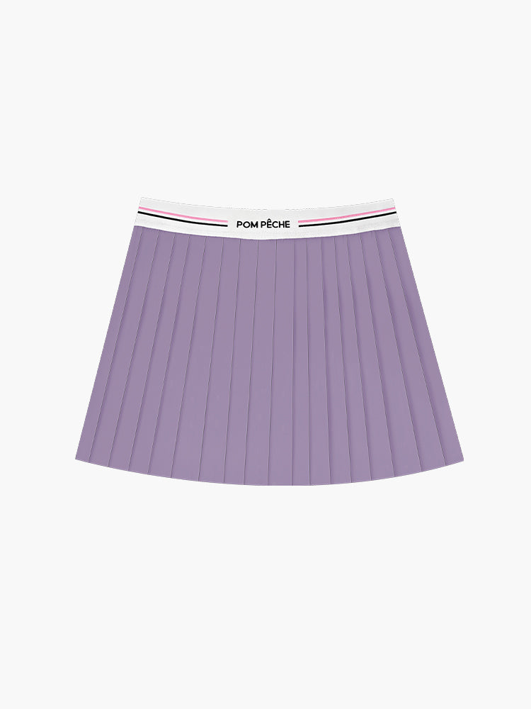 Ave 2-in-1 Pleated Tennis Skirt - Lavender Purple