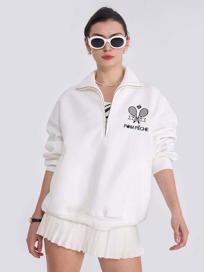 Fiala Unisex White Hoodie