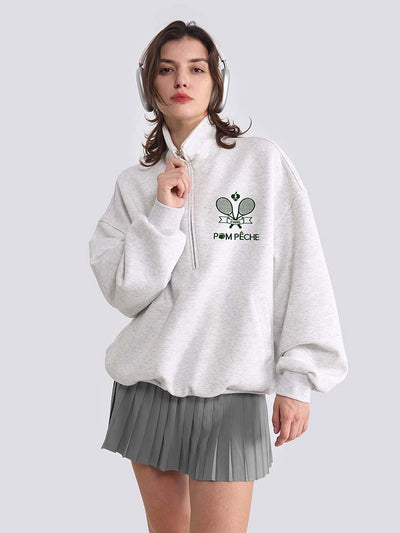 Indira Unisex Gray Hoodie