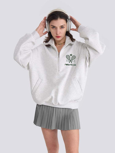 Indira Unisex Gray Hoodie