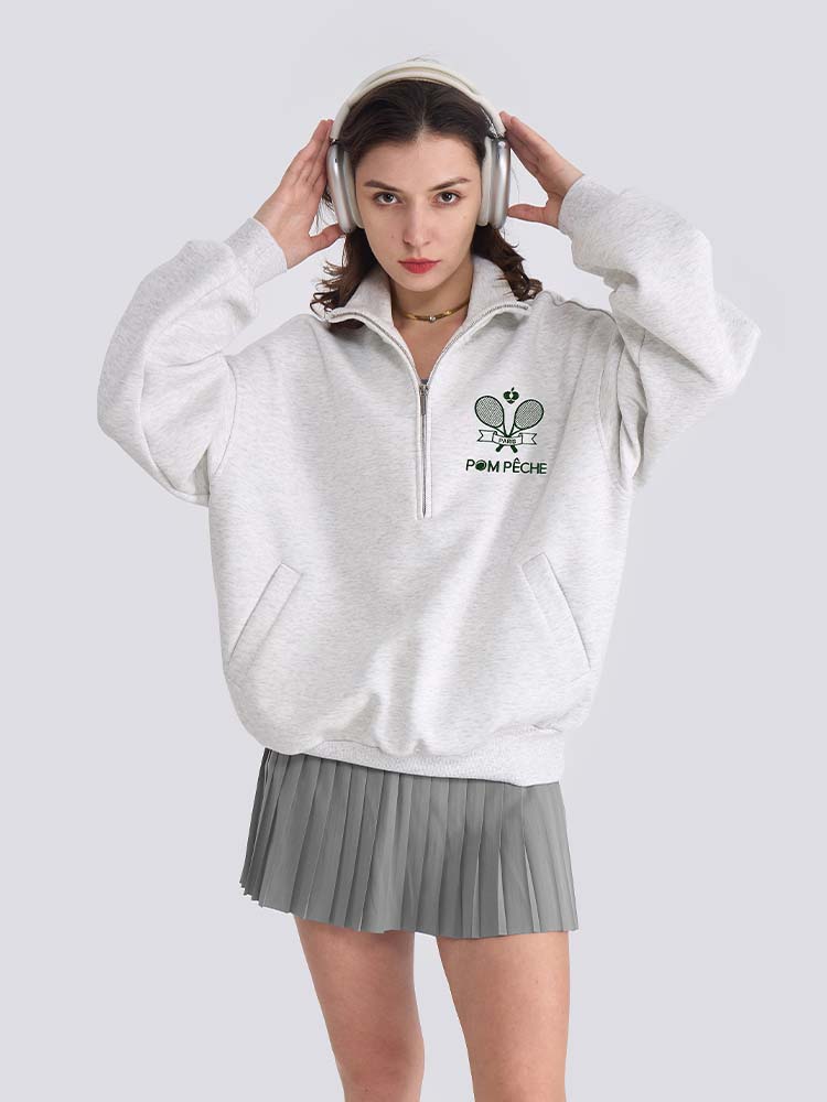 Indira Unisex Gray Hoodie