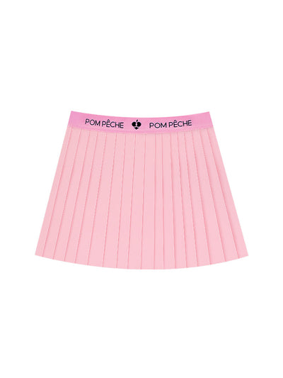 Amily 2-in-1 Pleated Tennis Skirt - Cherry Blossom Pink