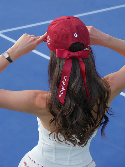Rover Hardtop Bow Tennis Cap - Ankara Red