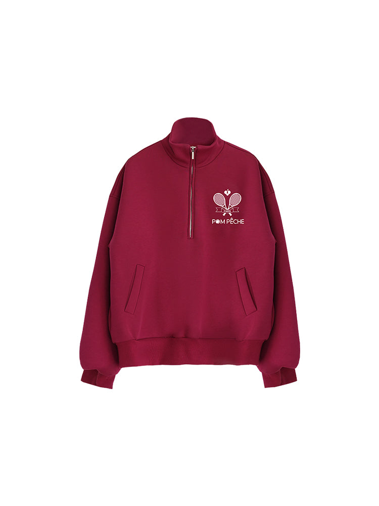 Rudo Unisex Burgundy Red Hoodie