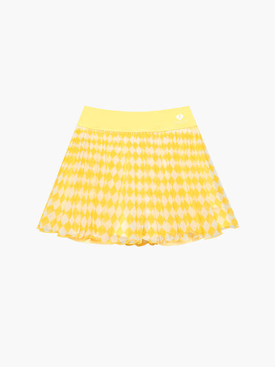 Solene Tennis Skirt-Yellow