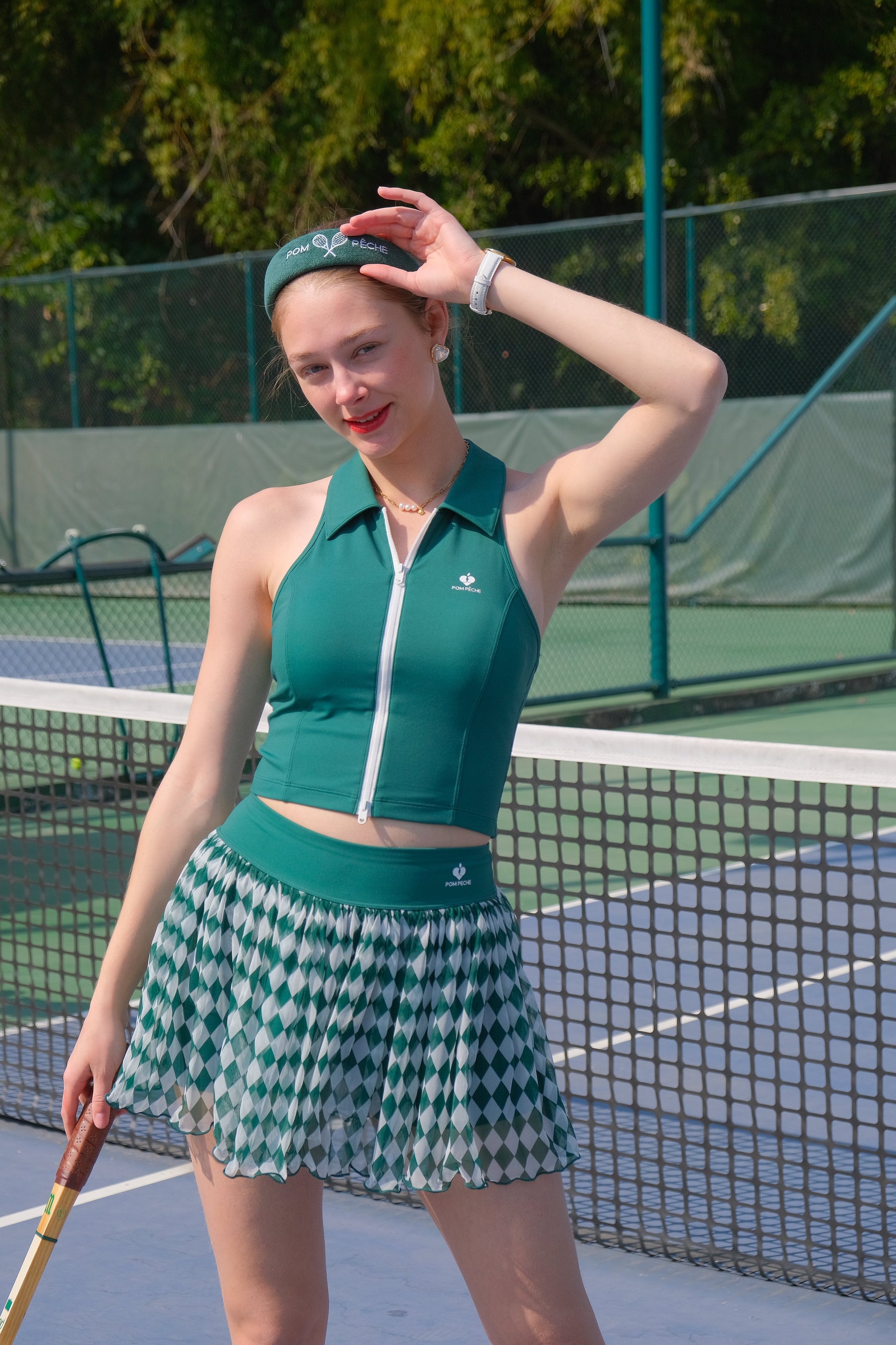 ZINNIA Tennis Skirt-Green
