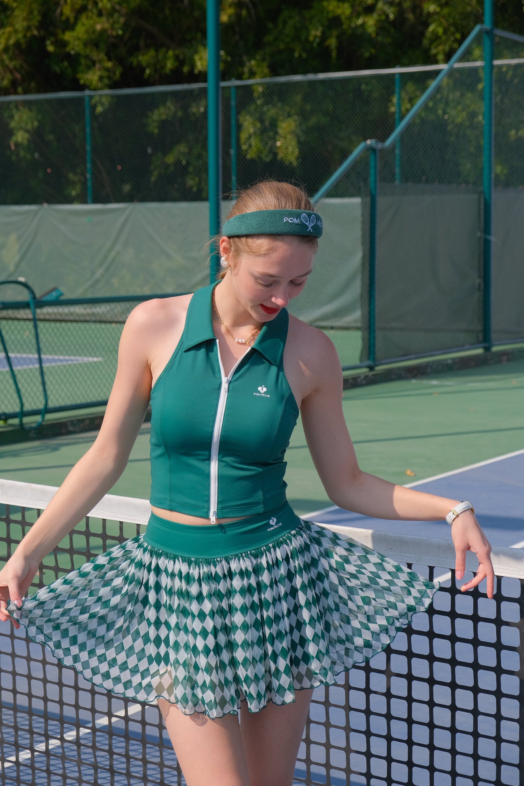 ZINNIA Tennis Skirt-Green