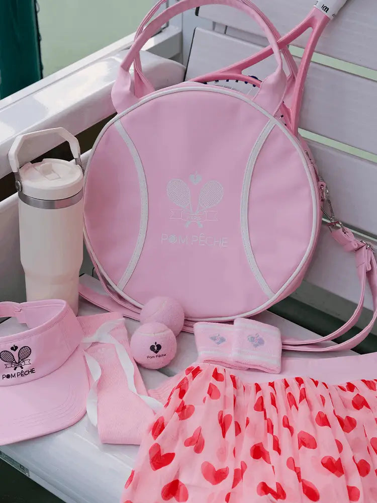 Round Tennis Bag - Pink