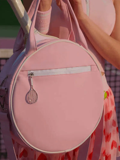 Round Tennis Bag - Pink
