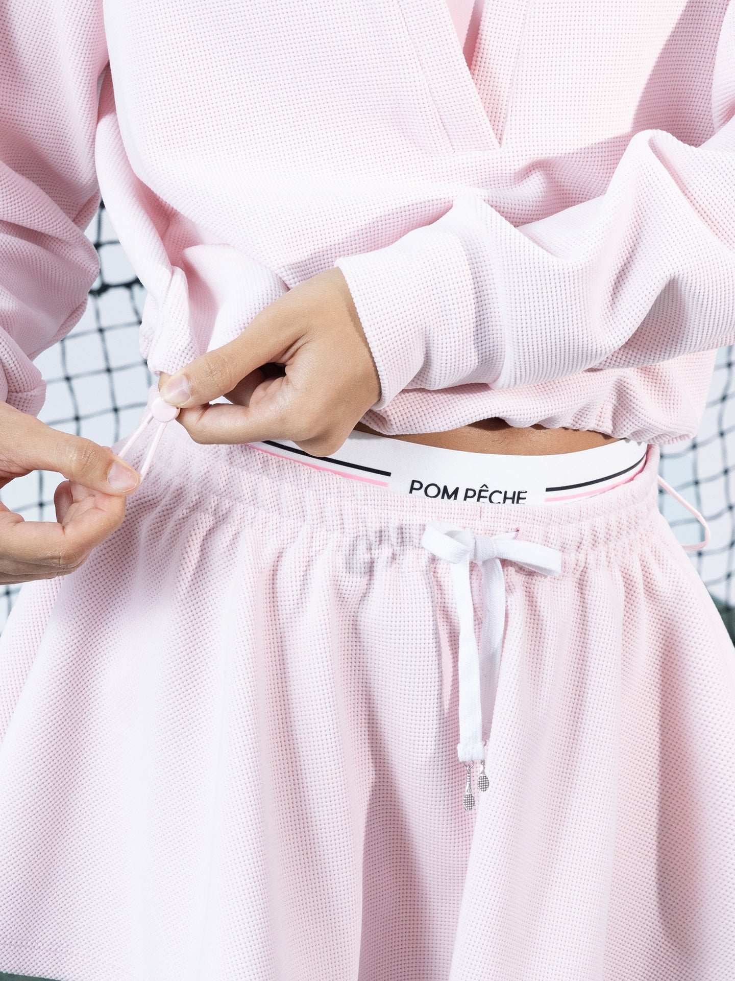 Chic Tennis Sweatshirt - Light Pink