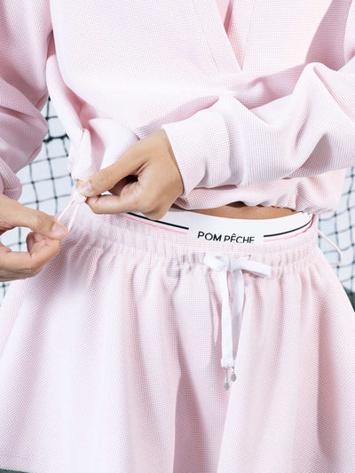 Chic Tennis Sweatshirt - Light Pink