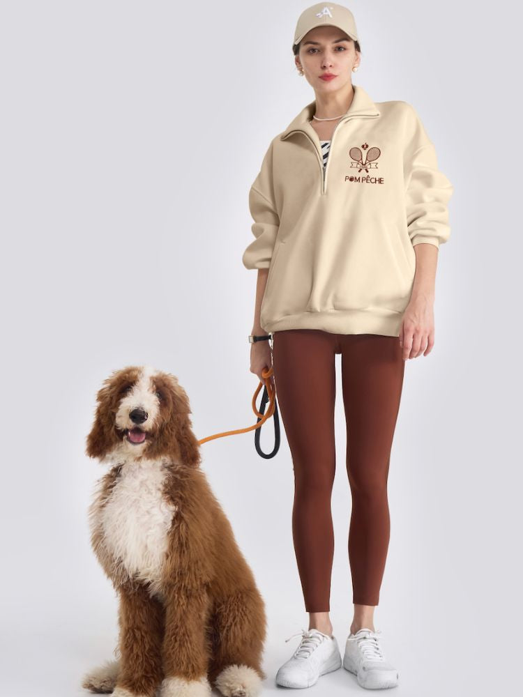 Unisex Khaki Sweatshirt